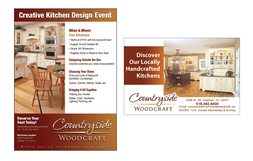 countryside woodcraft print ads trade publication magazine