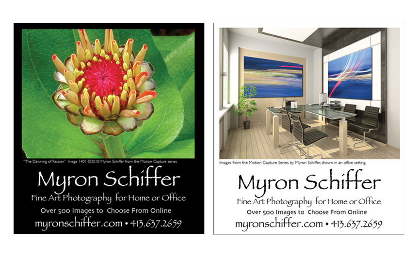 mike schiffer myron advertising magazine ad design